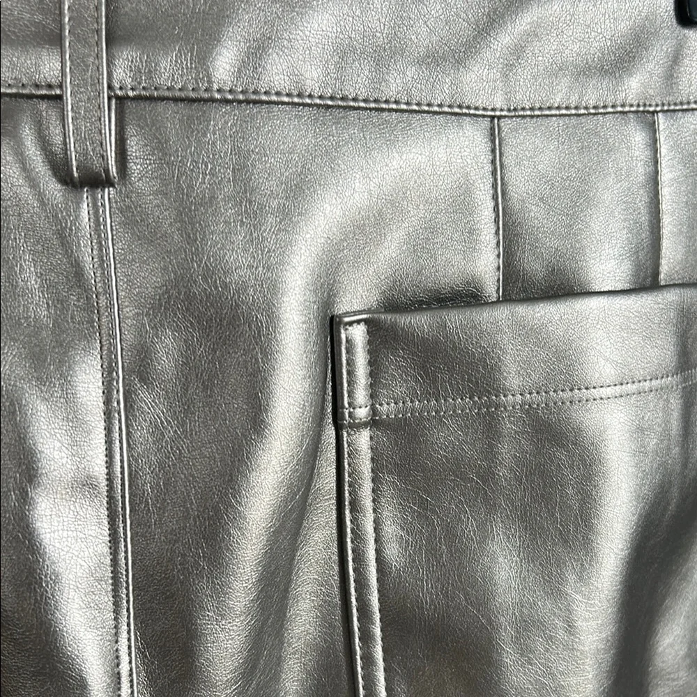 Chrome/Silver CeCe brand Pants - Picture 3 of 6